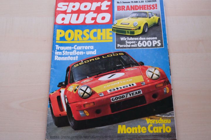 Deckblatt Sport Auto (01/1976)